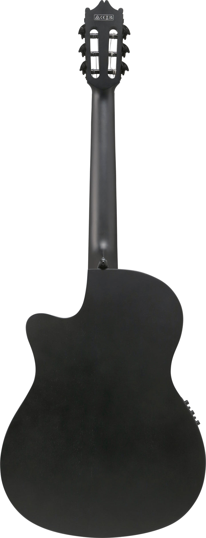 Ibanez GA621BOT Classical Acoustic Electric Guitar - Black Out 7