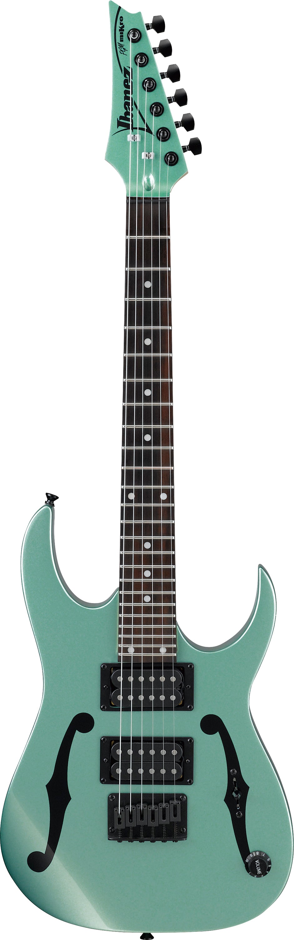 Ibanez Paul Gilbert Mikro Series 3/4 Size Electric Guitar - Metallic Light Green