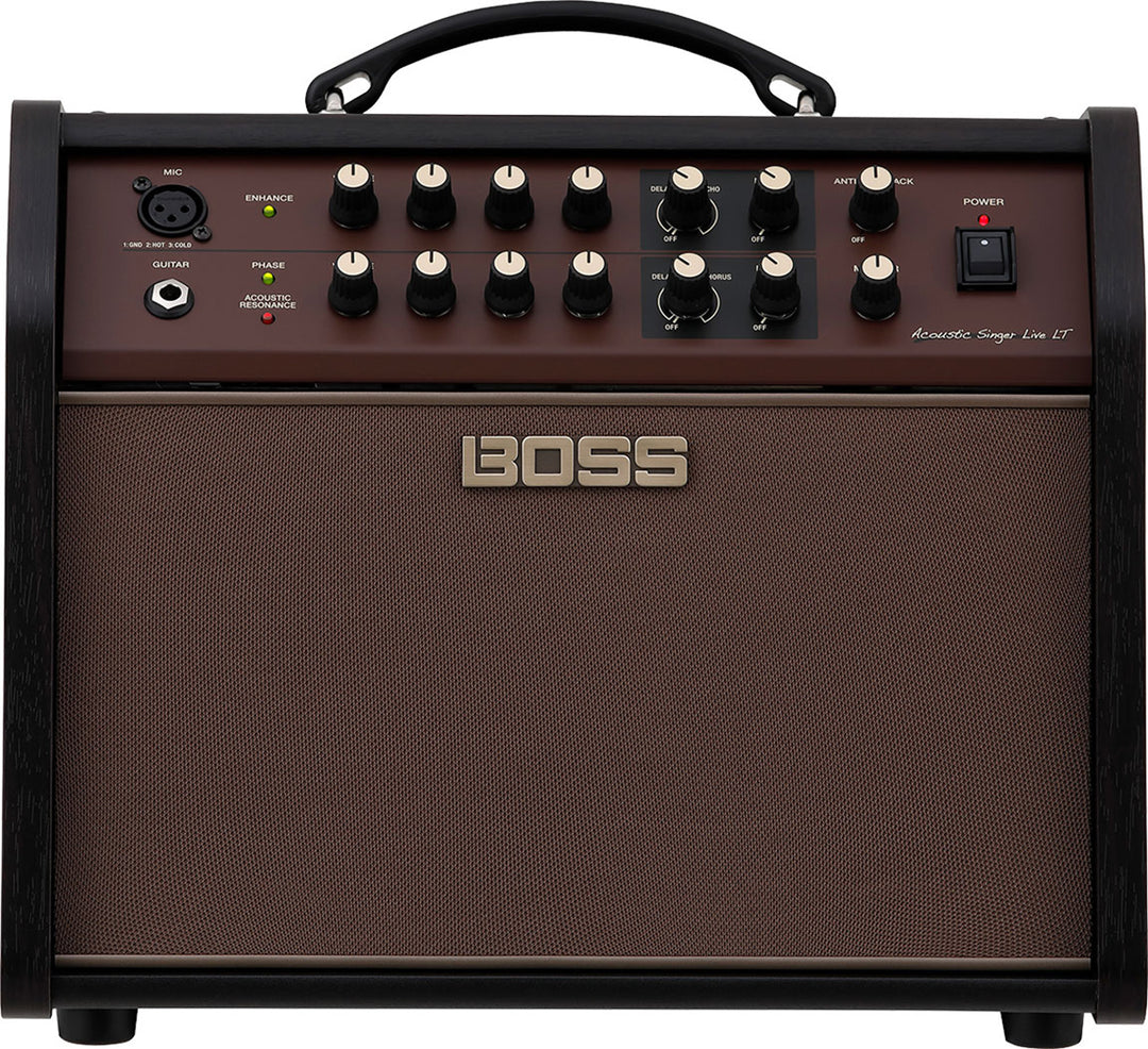 Boss ACS-LIVELT Acoustic Singer Live LT Amplifier: Enhance Effect on Mic Channel for Full Vocals!