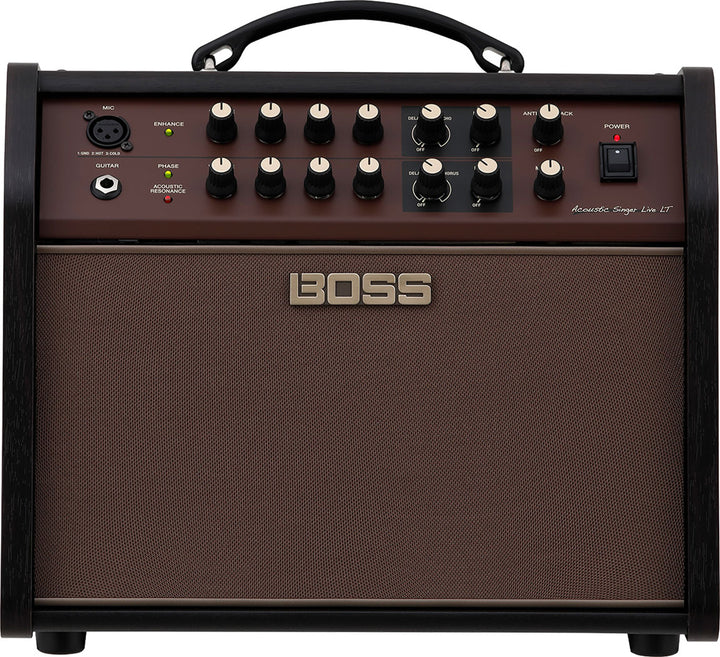 Boss ACS-LIVELT Acoustic Singer Live LT Amplifier: Enhance Effect on Mic Channel for Full Vocals!
