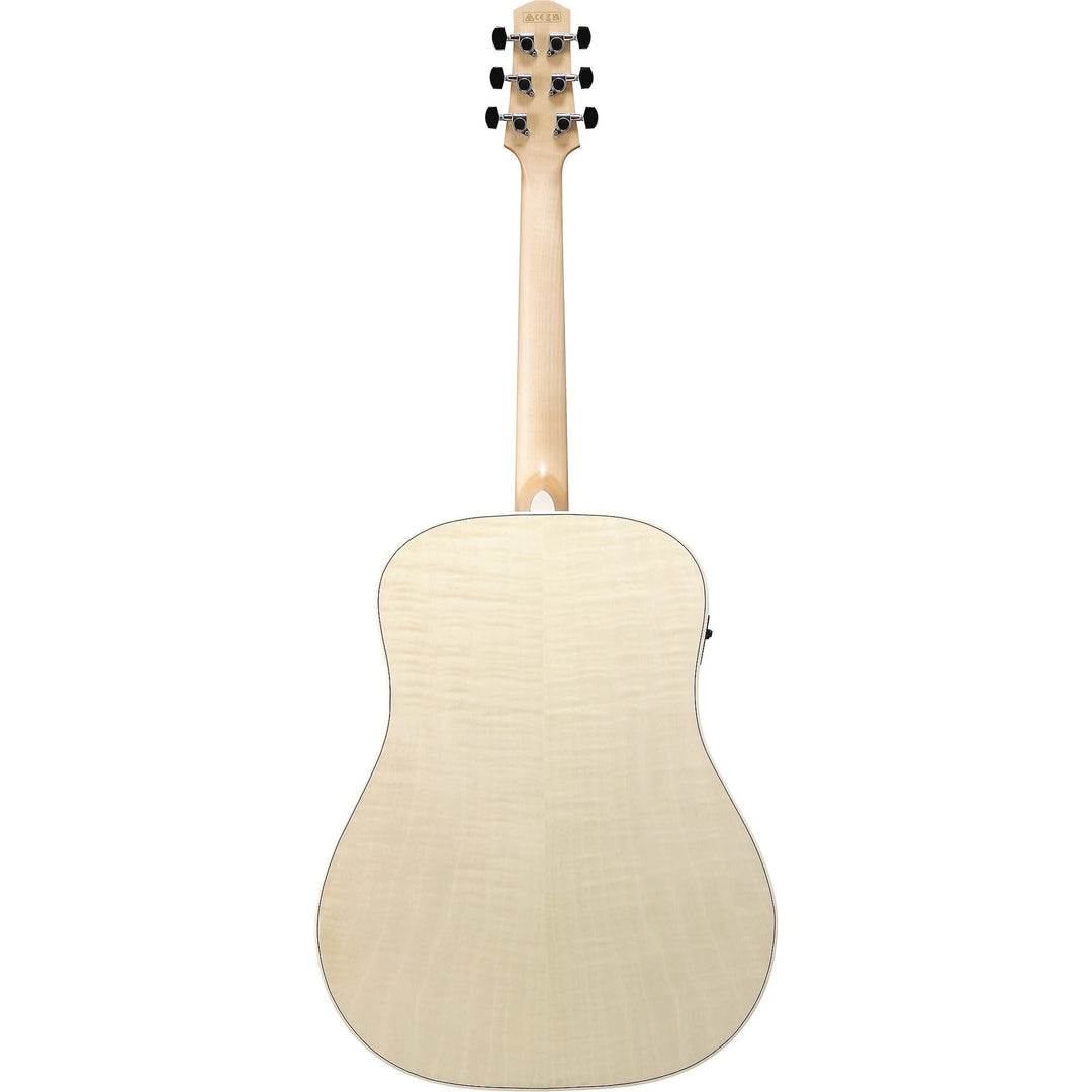 Ibanez AAD77M1EOAW Acoustic Electric Guitar - Open Pore Antique White 6
