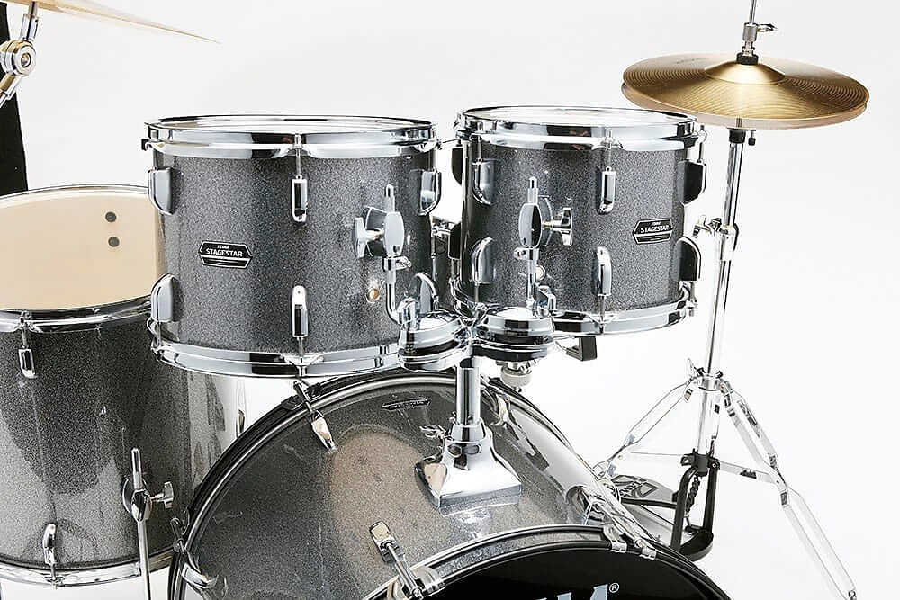TAMA ST52H5CCSS STAGESTAR 5-piece Complete Drum Kit Cosmic Silver Sparkle 5