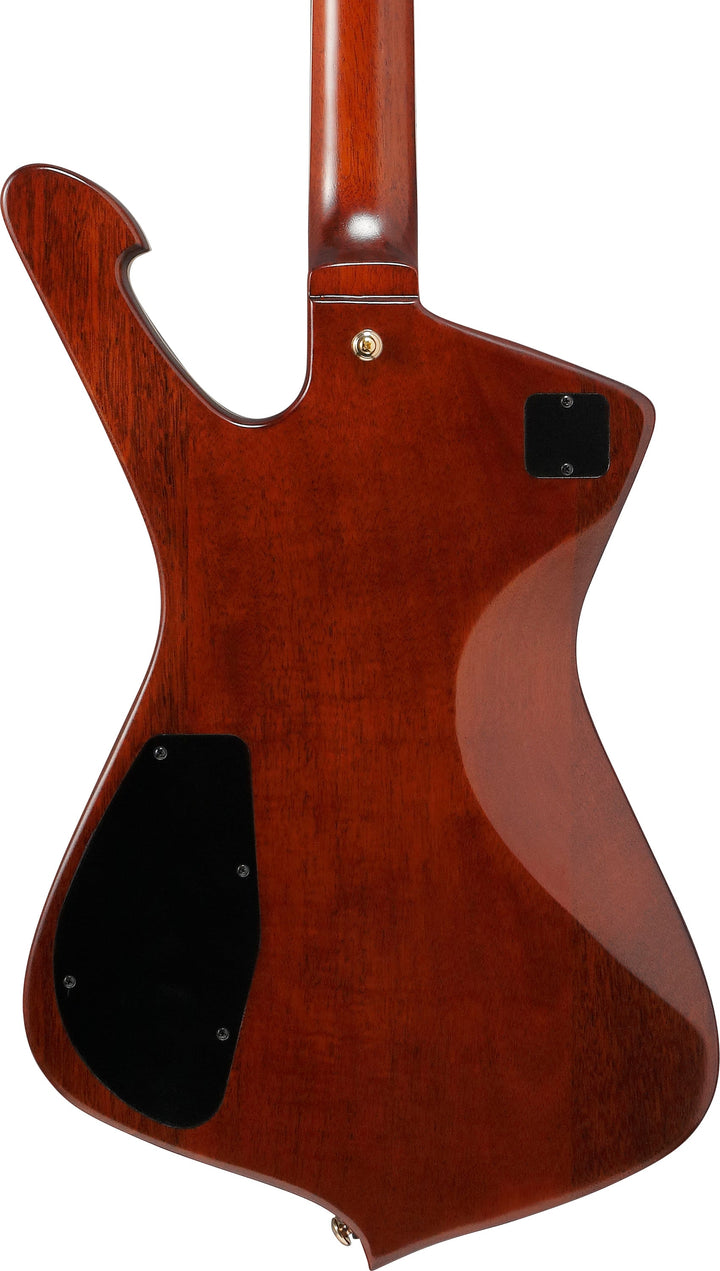 Ibanez IC420MFMCML Iceman Electric Guitar - Caramel Burst Low Gloss 5