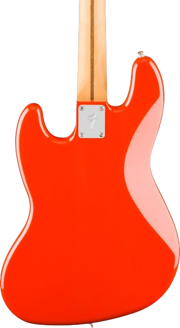Fender Player II Jazz Electric Bass Guitar - Coral Red With Maple Fingerboard