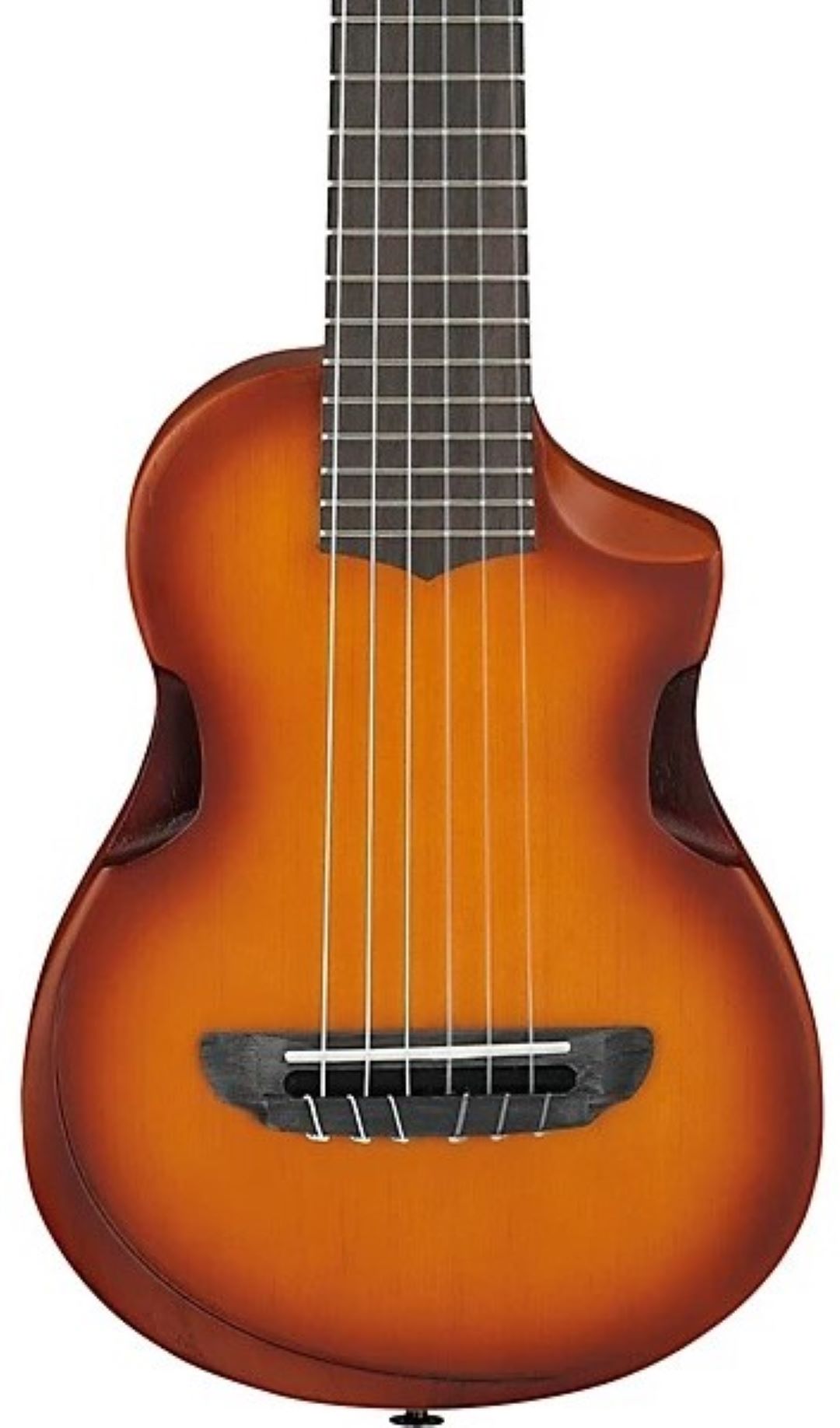 Ibanez AUP10N Nylon 6-String Piccolo Acoustic Guitar - Light Brown Sunburst