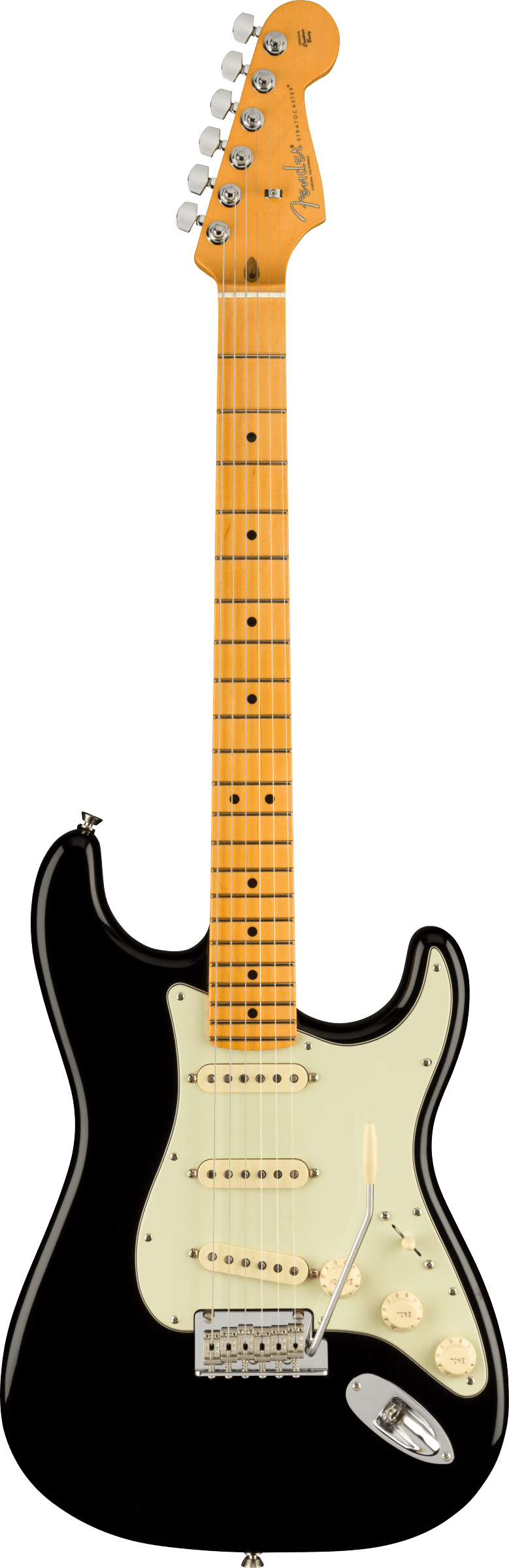 Fender American Professional II Stratocaster with Case (Maple/Black) 4