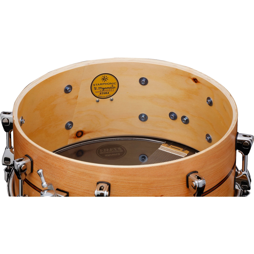 Tama Starphonic 14\"x6\" Spruce Snare Drum - Satin Natural 2