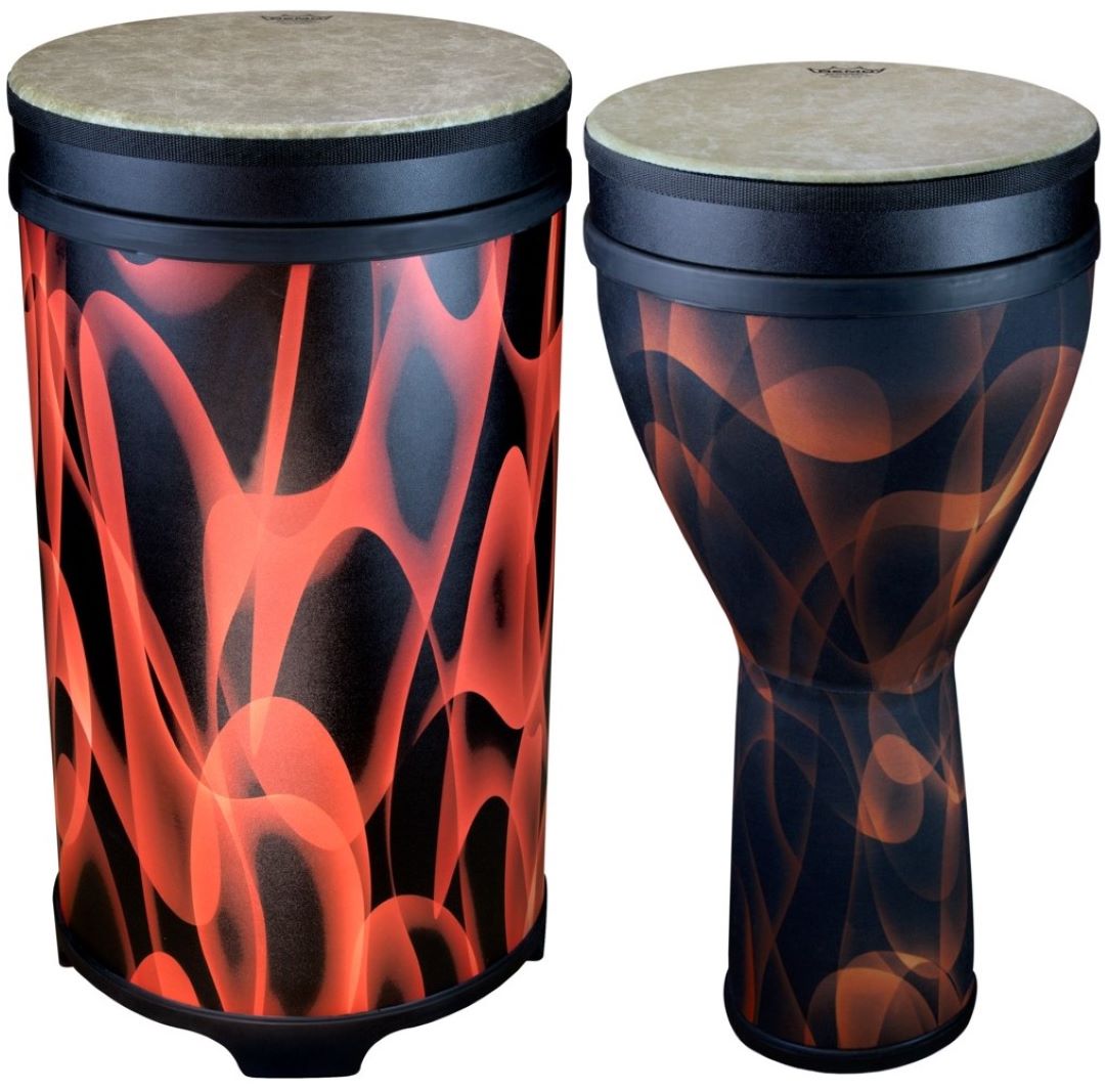 Remo Versa Drum Djembe/Tubano Nested Pack - Brown & Orange