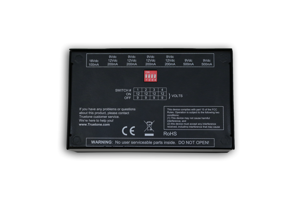 Truetone CS7 Multi Voltage Power Supply 2