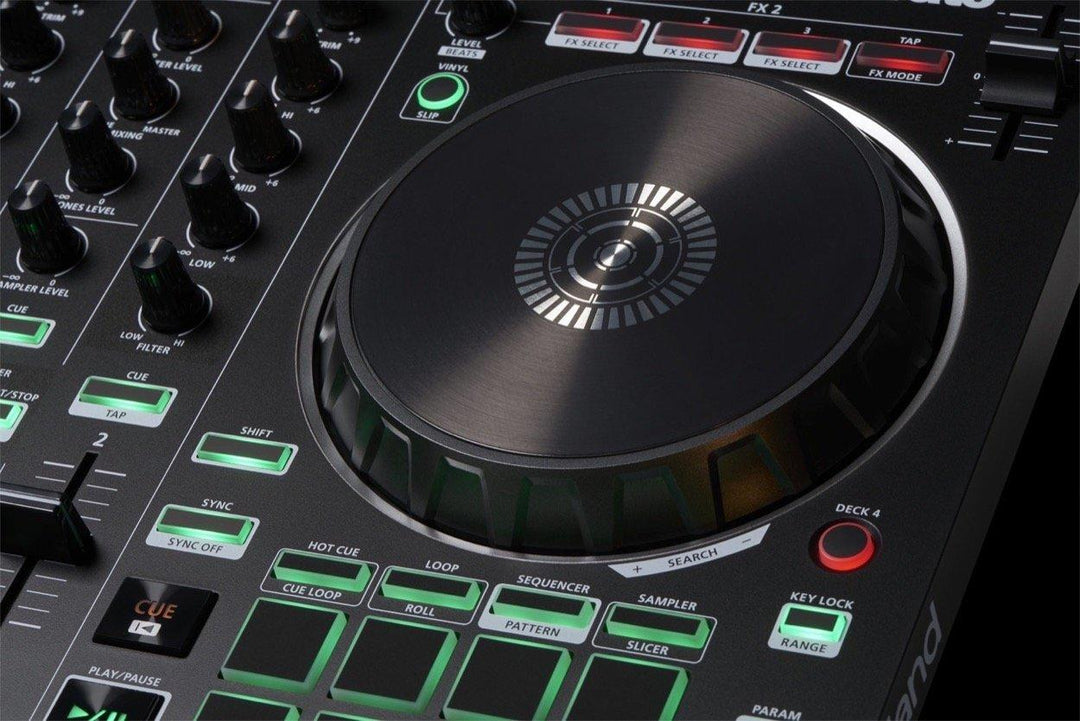 Roland DJ-202 4-deck Serato DJ Controller with Drum Machine 2