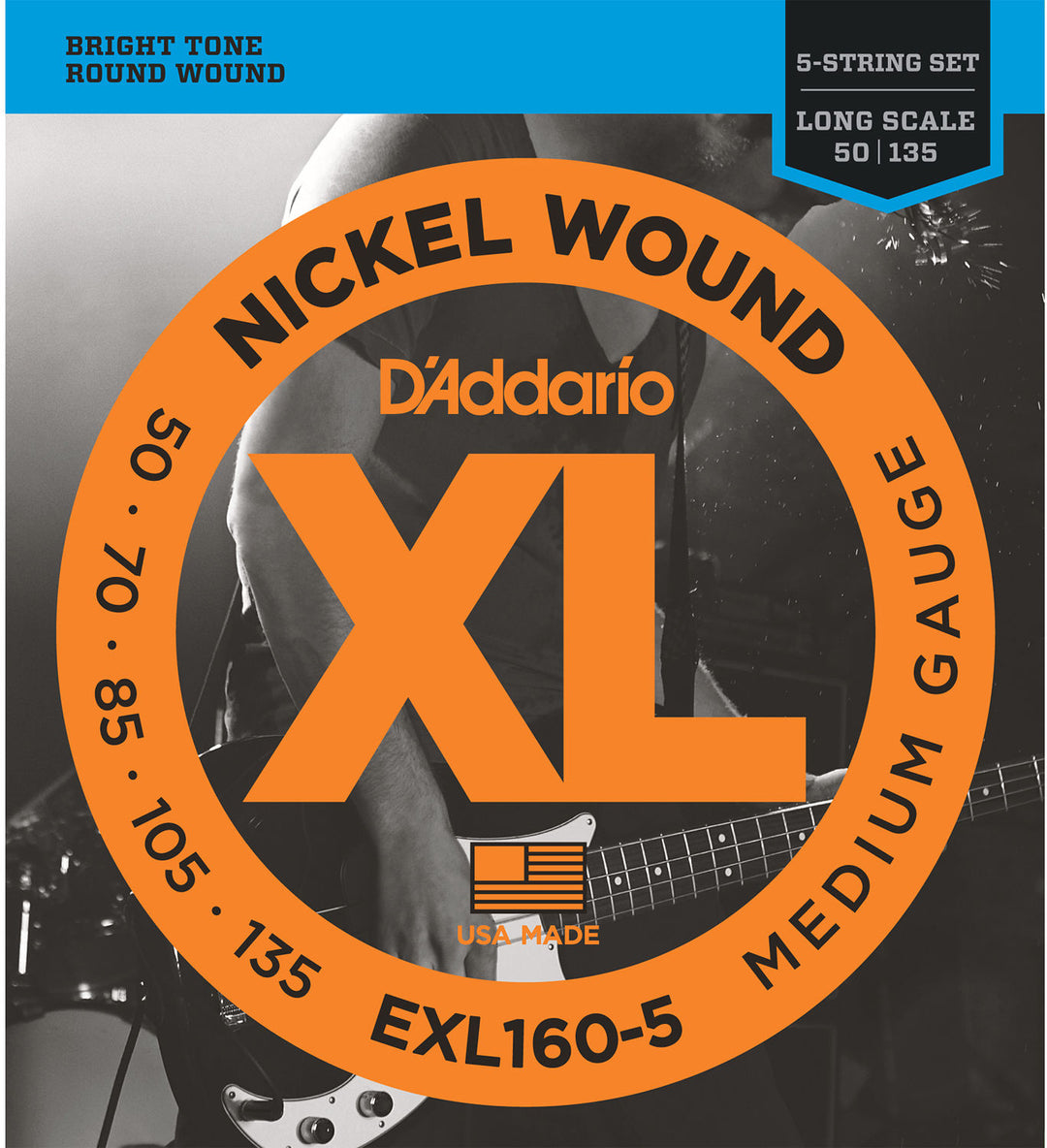 D'Addario EXL160 Bass String Set (50-105)
