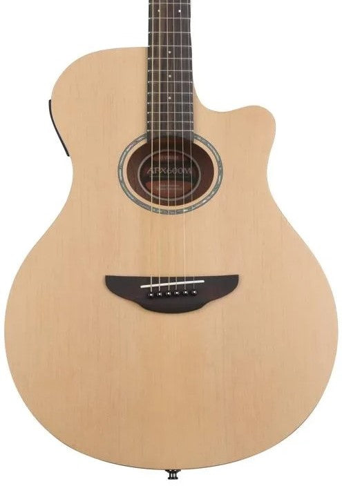 Yamaha APX600MNS Thinline Acoustic Electric Guitar - Natural Satin