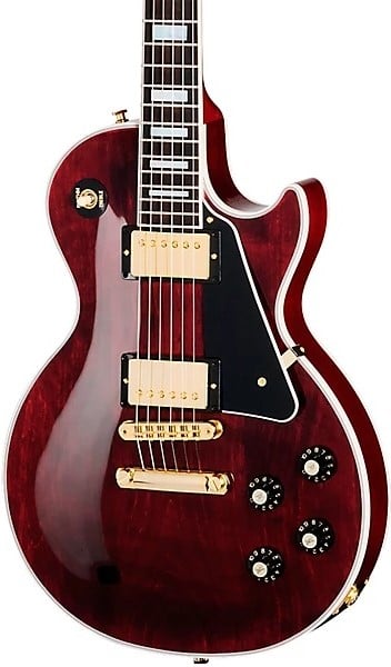 Gibson '70s Les Paul Custom Electric Guitar - Wine Red