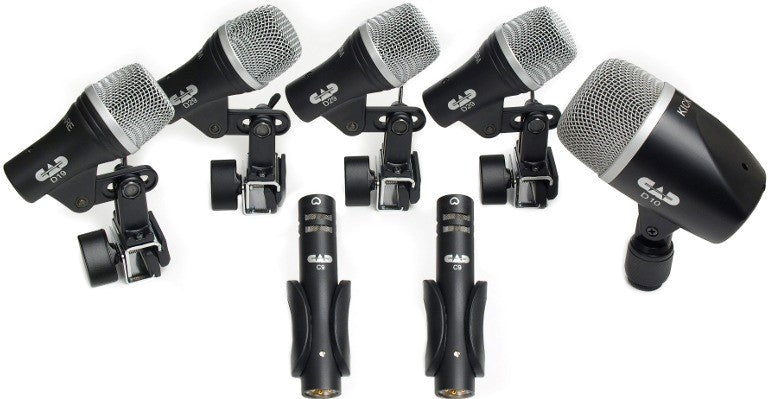 CAD STAGE7 Drum Microphone Package - With Carrying Case
