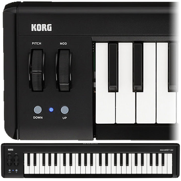 Korg MKEYAIR49 49-Key Bluetooth and USB MIDI Controller