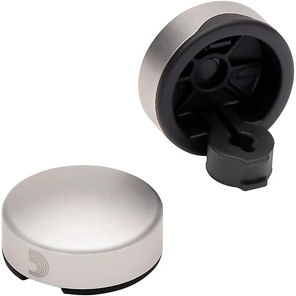 D'Addario Footswitch Topper - 2-Pack Silver