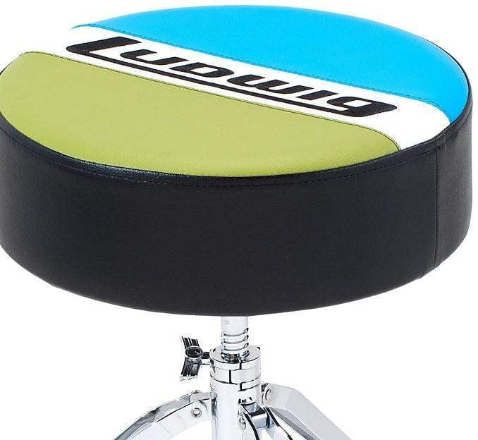 Ludwig Atlas Classic Drum Throne - Olive/Blue