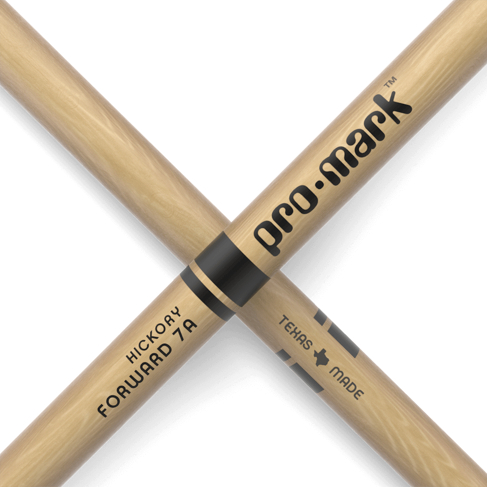 Promark TX7AW-4P Forward 7A Hickory (Wood Tip) - 4 Pack 4
