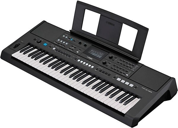 Yamaha PSR-E483 61 Key Portable Keyboard - Black