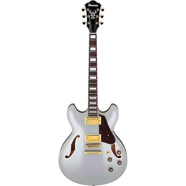 Ibanez Artcore AS73GMSF Semi Hollow Electric Guitar - Moonstone Silver Flat 5