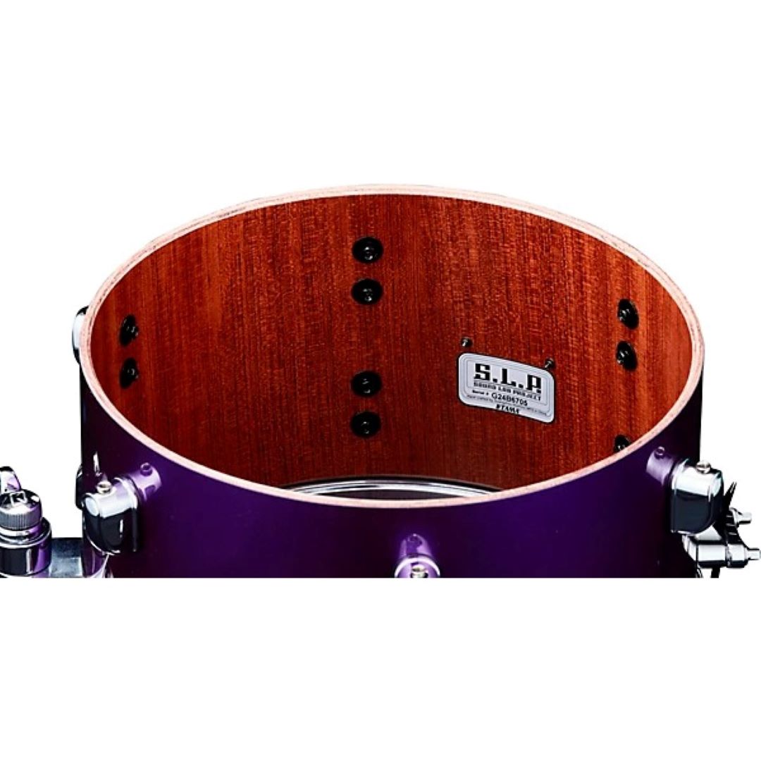 Tama S.L.P. Mod Bubinga Clay Aeschliman Signature Snare Drum - Galactic Purple