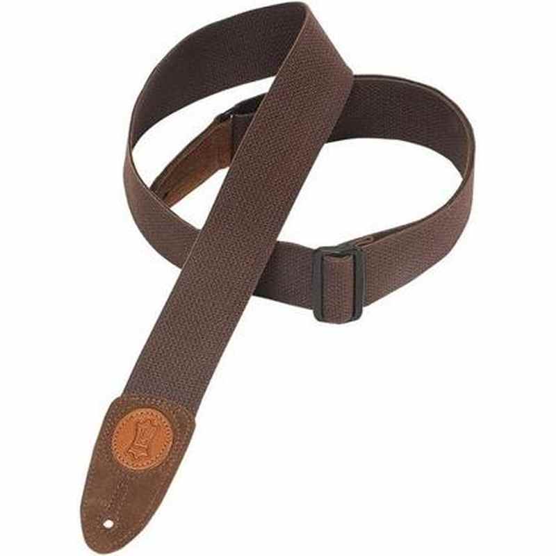 Levy's MSSC8 2 Inch Cotton Guitar Strap (Brown)