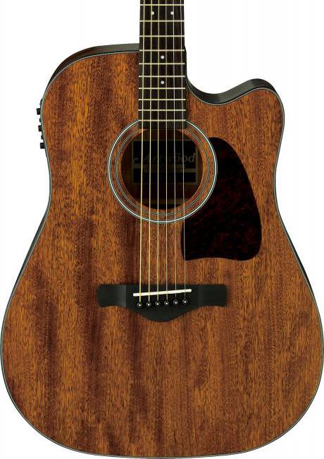Ibanez AW54CEOPN Artwood Dreadnought Acoustic-Electric Guitar (Open Pore Natural)