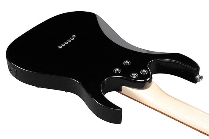 Ibanez Mikro Series 3/4 Size Electric Guitar - Black Night (Left Handed)