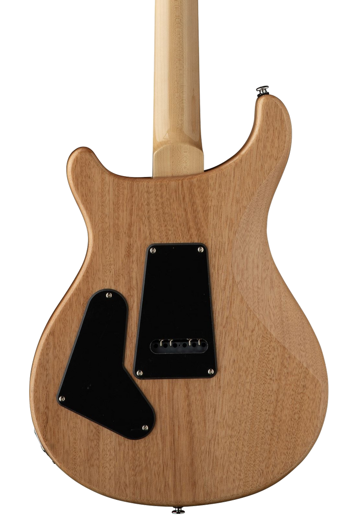 PRS 'Limited Edition' SE Custom 24 Burled Ash Electric Guitar - Lake Blue With Natural Back