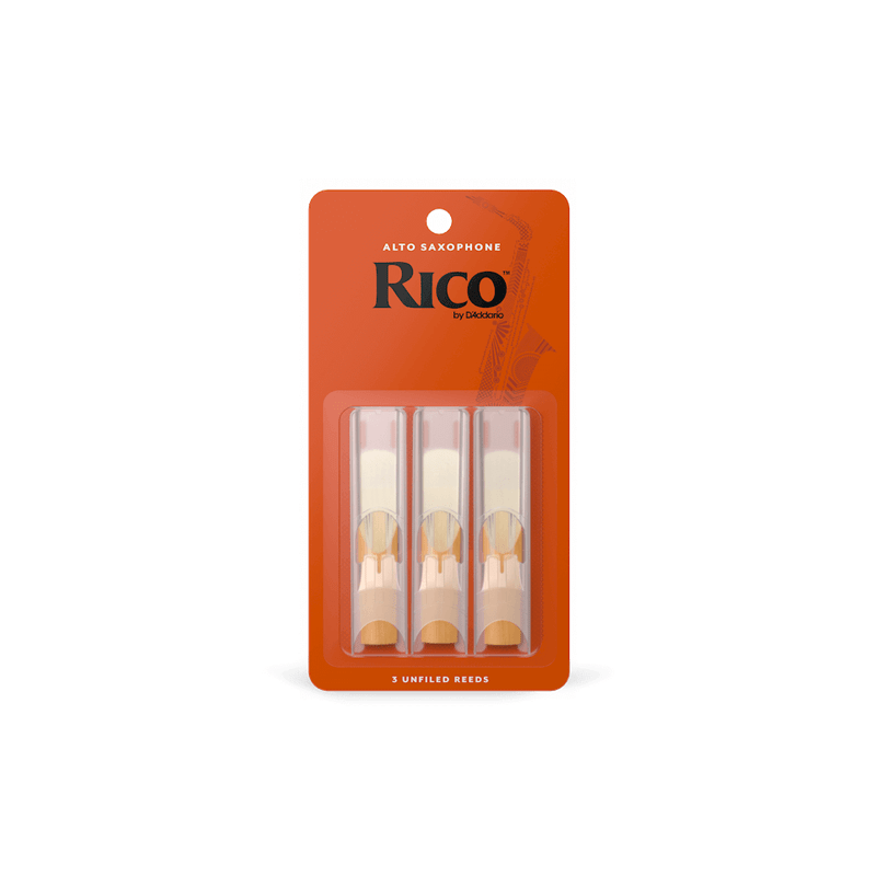 Rico RJA0320 Number 2.0 Alto Saxophone Reeds 3-Pack