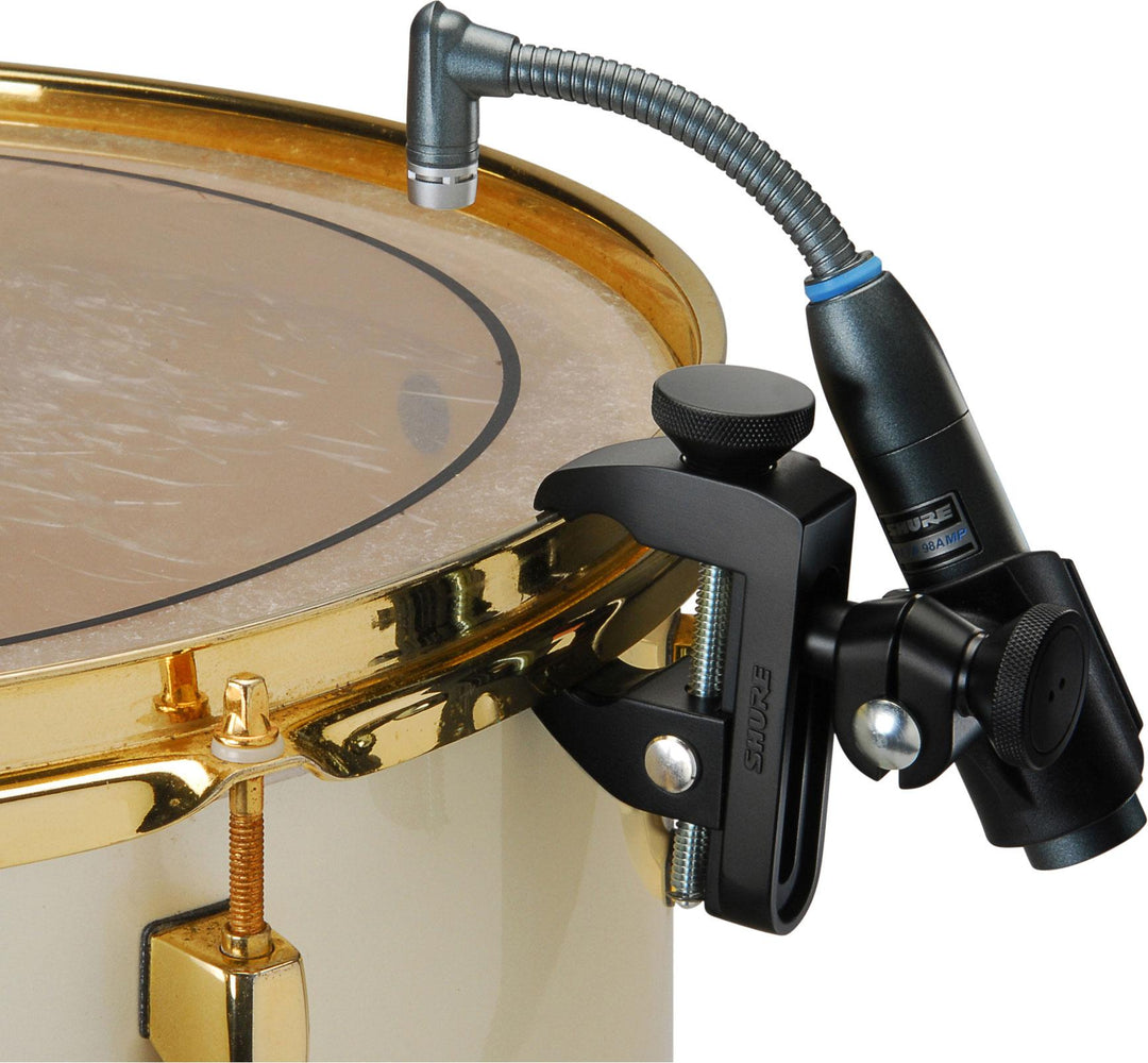Shure Beta 98AMP/C Miniature Cardioid Condender Gooseneck Drum Microphone