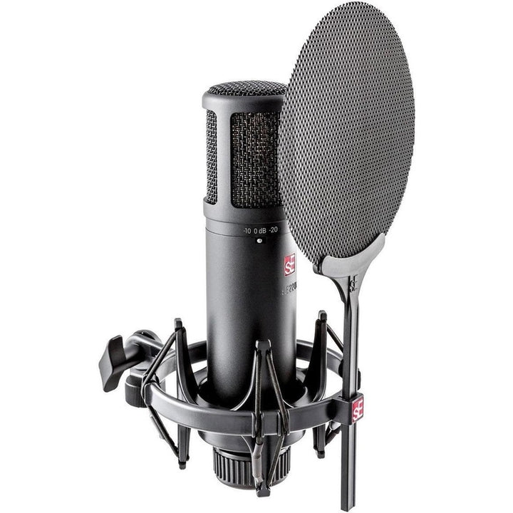 sE Electronics SE2200 Large Diaphragm Cardioid Condenser Mic with Shockmount & Filter