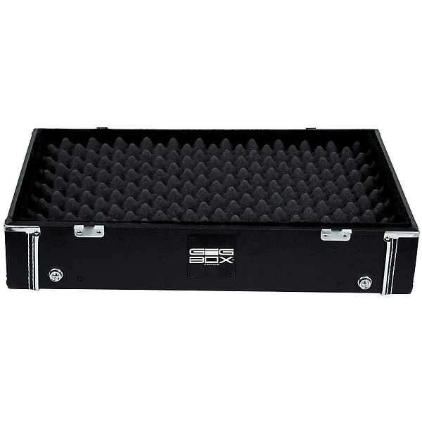Gator Gig-Box Jr Pedal Board/Guitar Stand & Case - Black With Power Supply