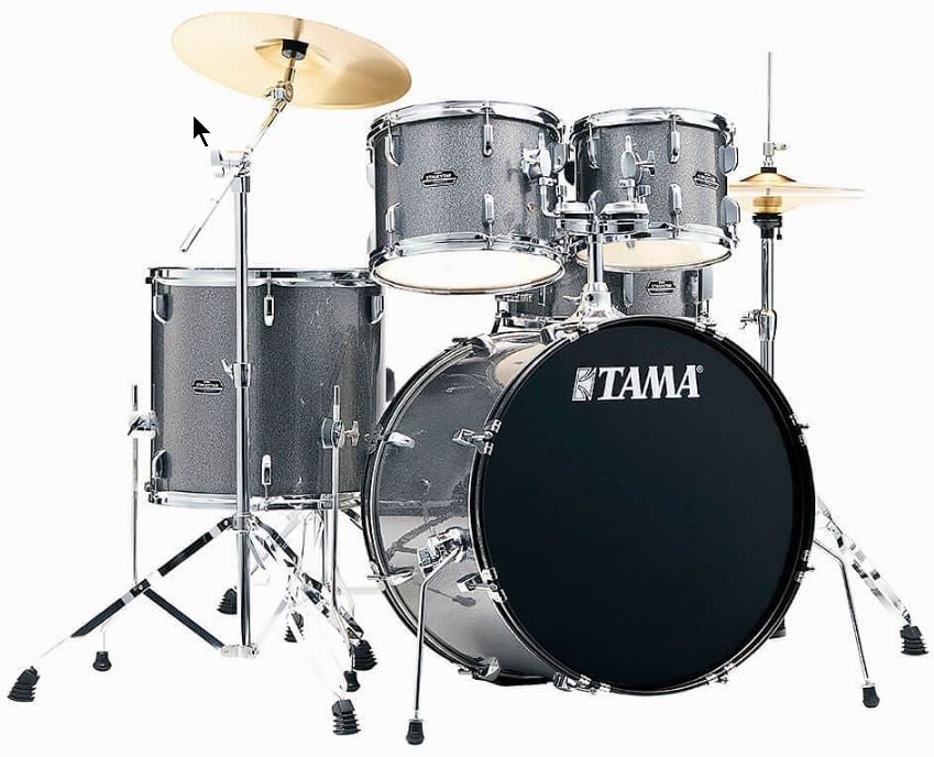 TAMA ST52H5CCSS STAGESTAR 5-piece Complete Drum Kit Cosmic Silver Sparkle