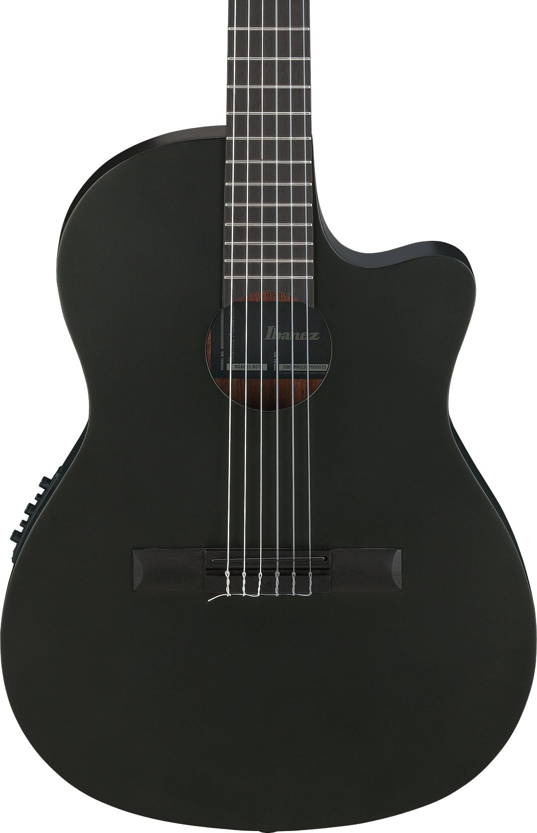 Ibanez GA621BOT Classical Acoustic Electric Guitar - Black Out