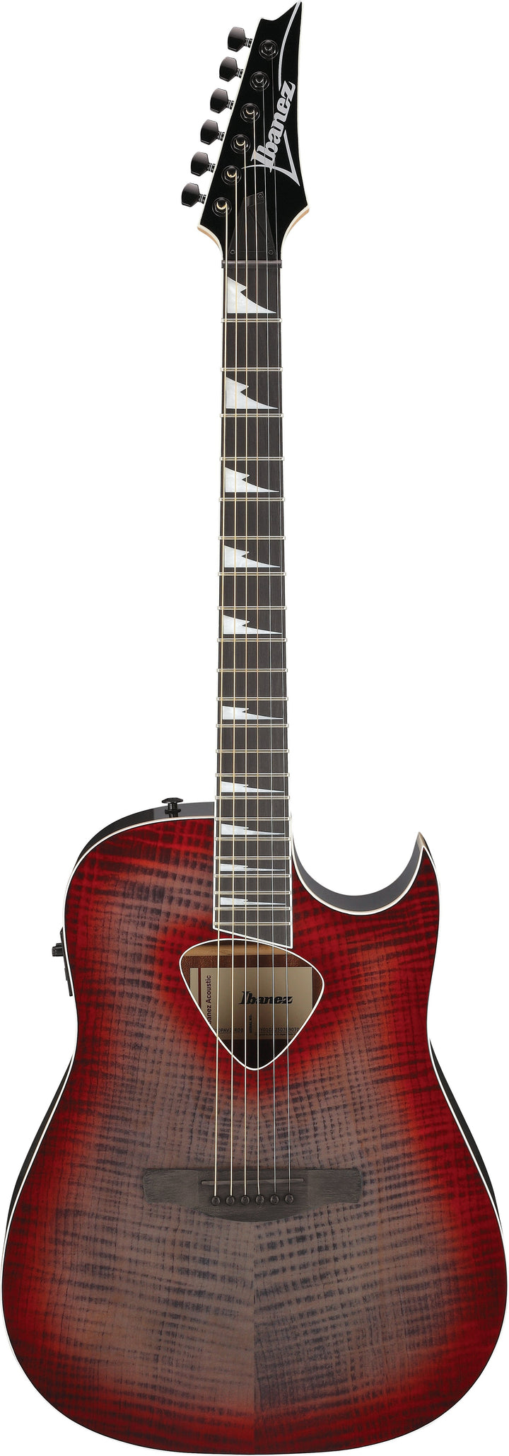 Ibanez ALT50FARDB Acoustic Electric Guitar - Red Doom Burst High Gloss 8