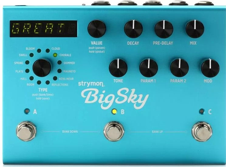 Strymon Bigsky Multi-Reverb Effect Pedal