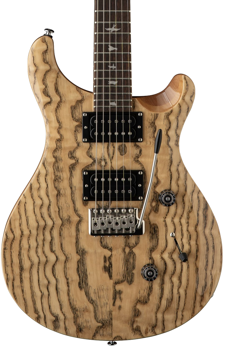 PRS 'Limited Edition' SE Custom 24 Burled Ash Electric Guitar - Natural