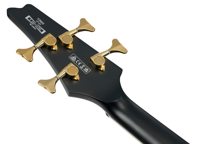 Ibanez ICB620BKF ICB 4-String Electric Bass Guitar - Black Flat 3