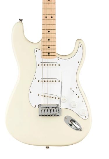 Squier Affinity Stratocaster Maple Neck Olympic White No Case