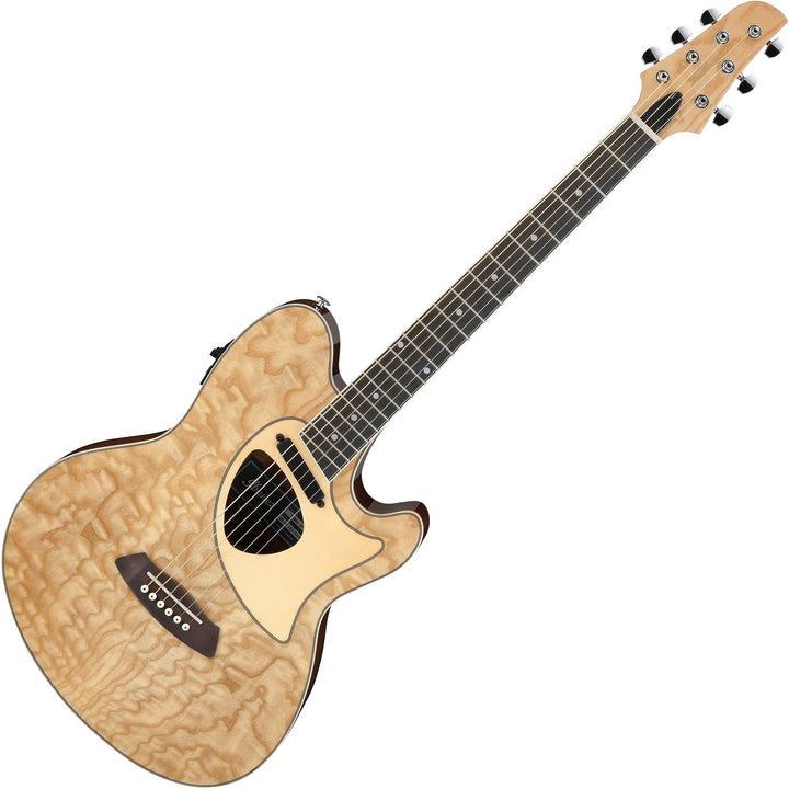 Ibanez Talman TCM50NT Acoustic-Electric Guitar - Natural High Gloss 6