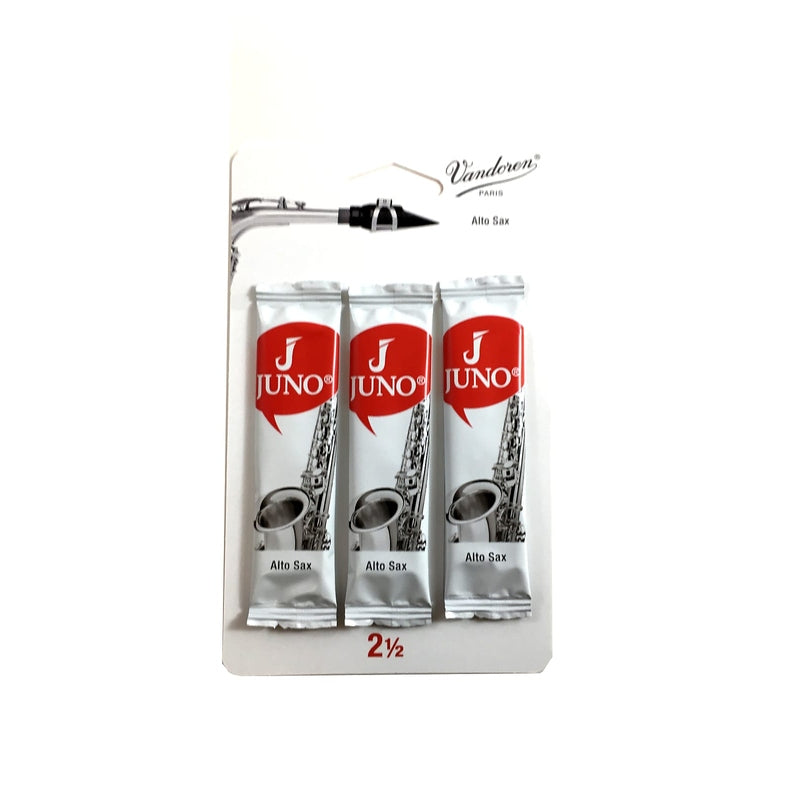 Juno JSR6125/3 Alto Sax Reeds #2.5 (3 pack)