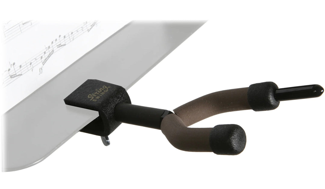 StringSwing Violin Hanger for Music Stand - With Bow Holder