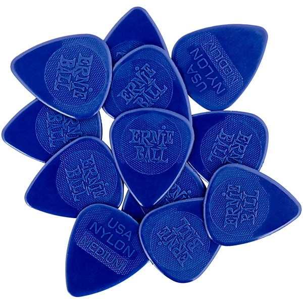 Ernie Ball .72mm Nylon Guitar Picks - Dark Blue (12 Pack)