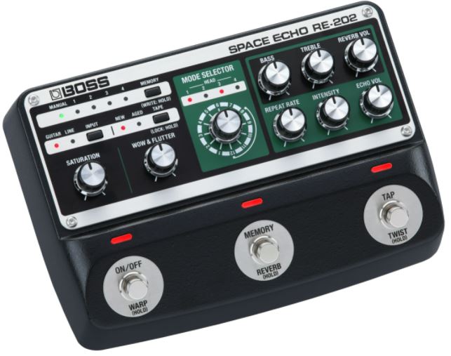 Boss RE-202 Space Echo Effects Pedal