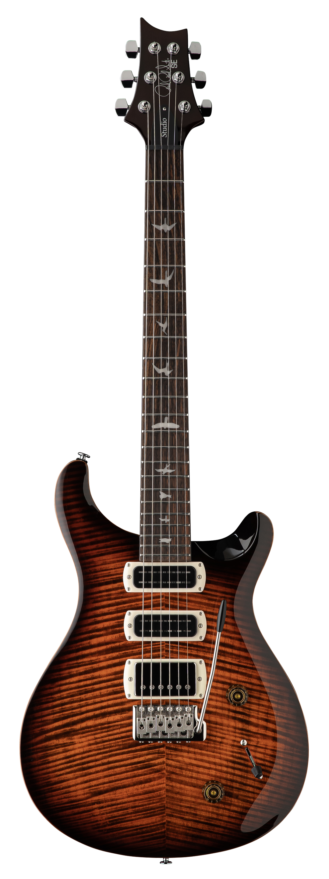 PRS SE Studio Electric Guitar - Orange Tiger Smokeburst