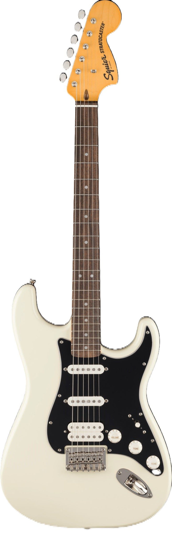 Squier Classic Vibe '70s Stratocaster HT HSS Electric Guitar - Olympic White 2