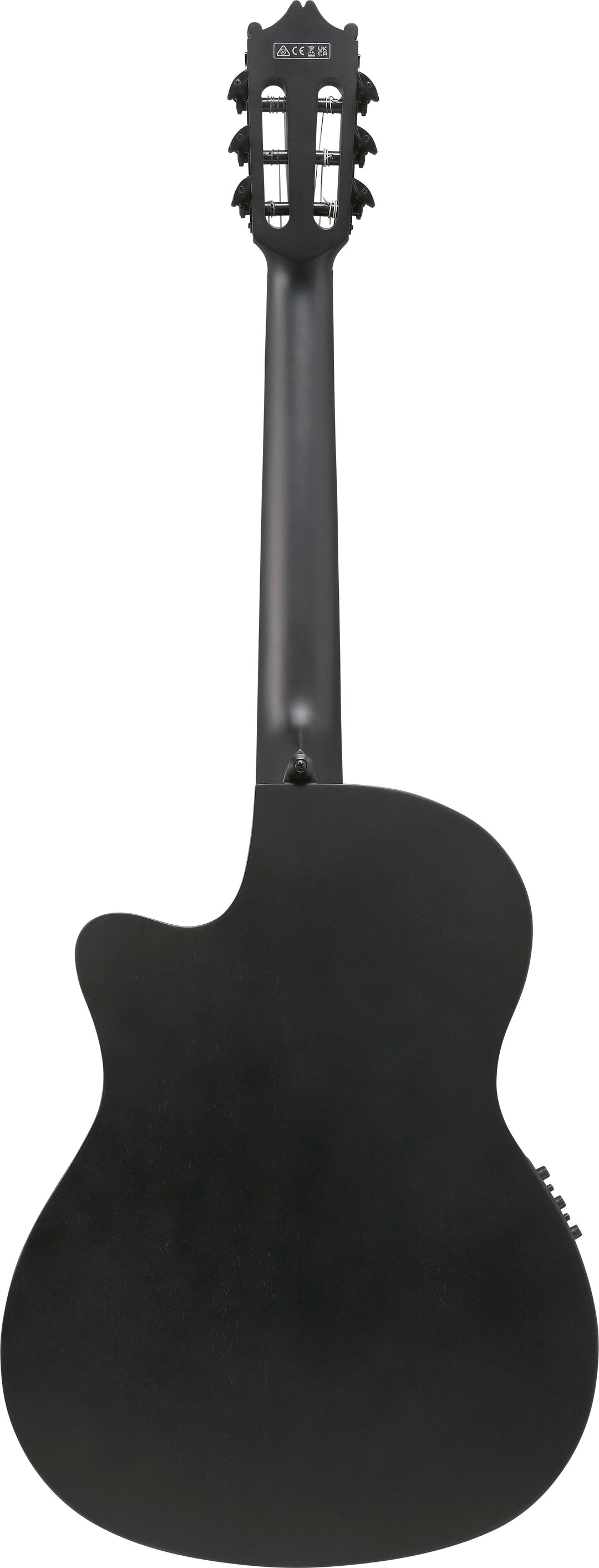 Ibanez GA621BOT Classical Acoustic Electric Guitar - Black Out 7