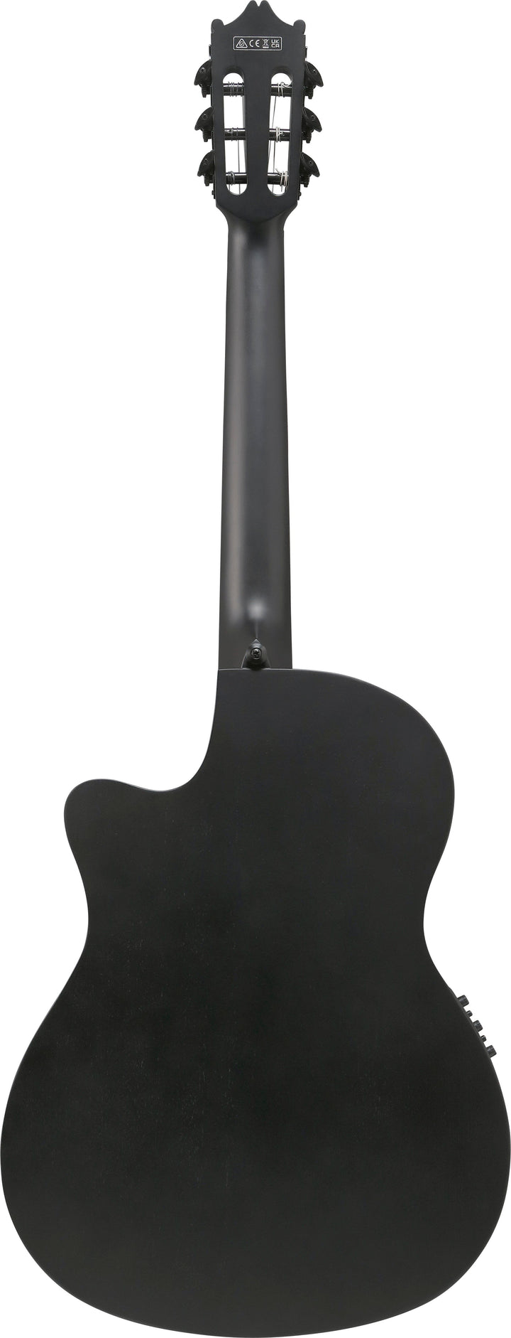 Ibanez GA621BOT Classical Acoustic Electric Guitar - Black Out 7