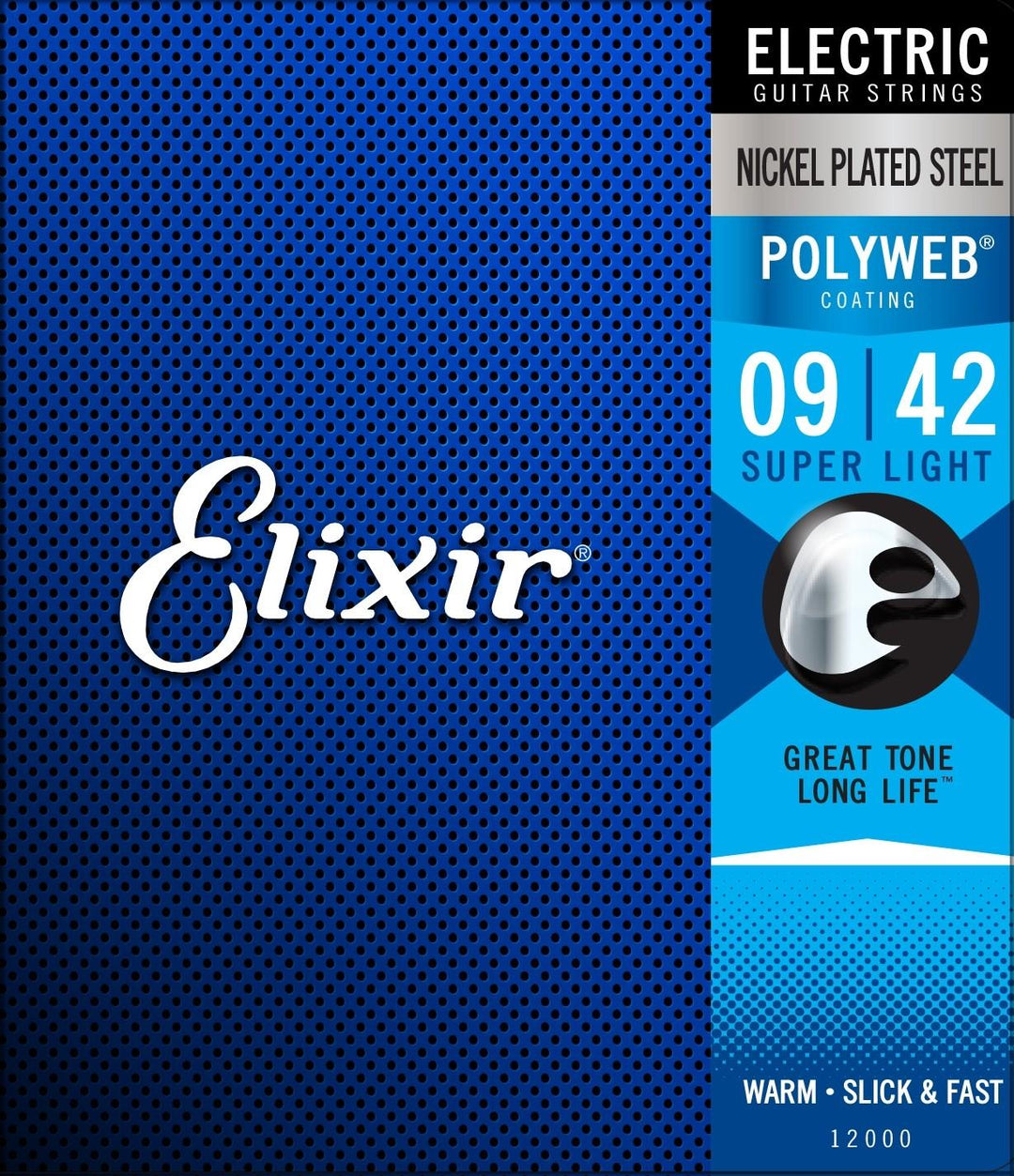 Elixir Polyweb Electric Guitar Strings Super Light .009-.042